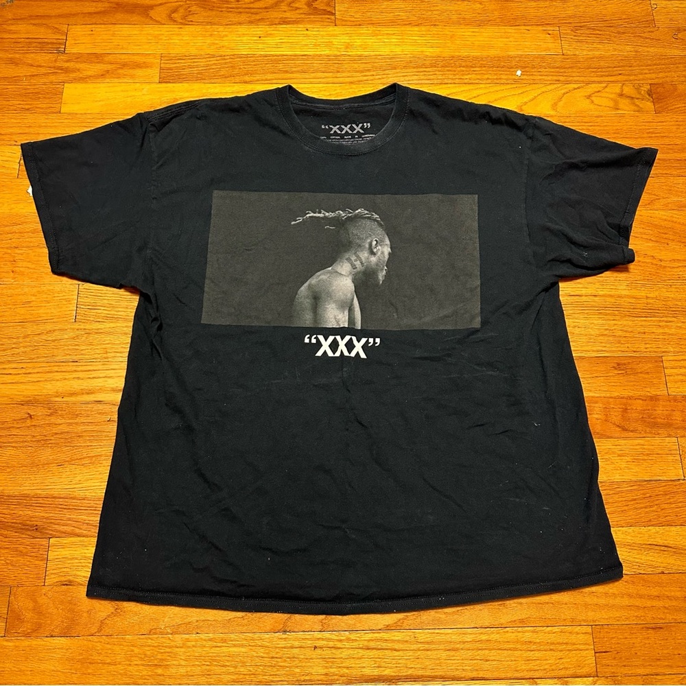 XXXTentacion “XXX” Box Logo Graphic Shirt Size XXLarge